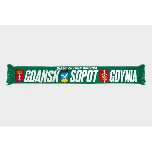 Szalik kibica Gdańsk-Sopot-Gdynia
